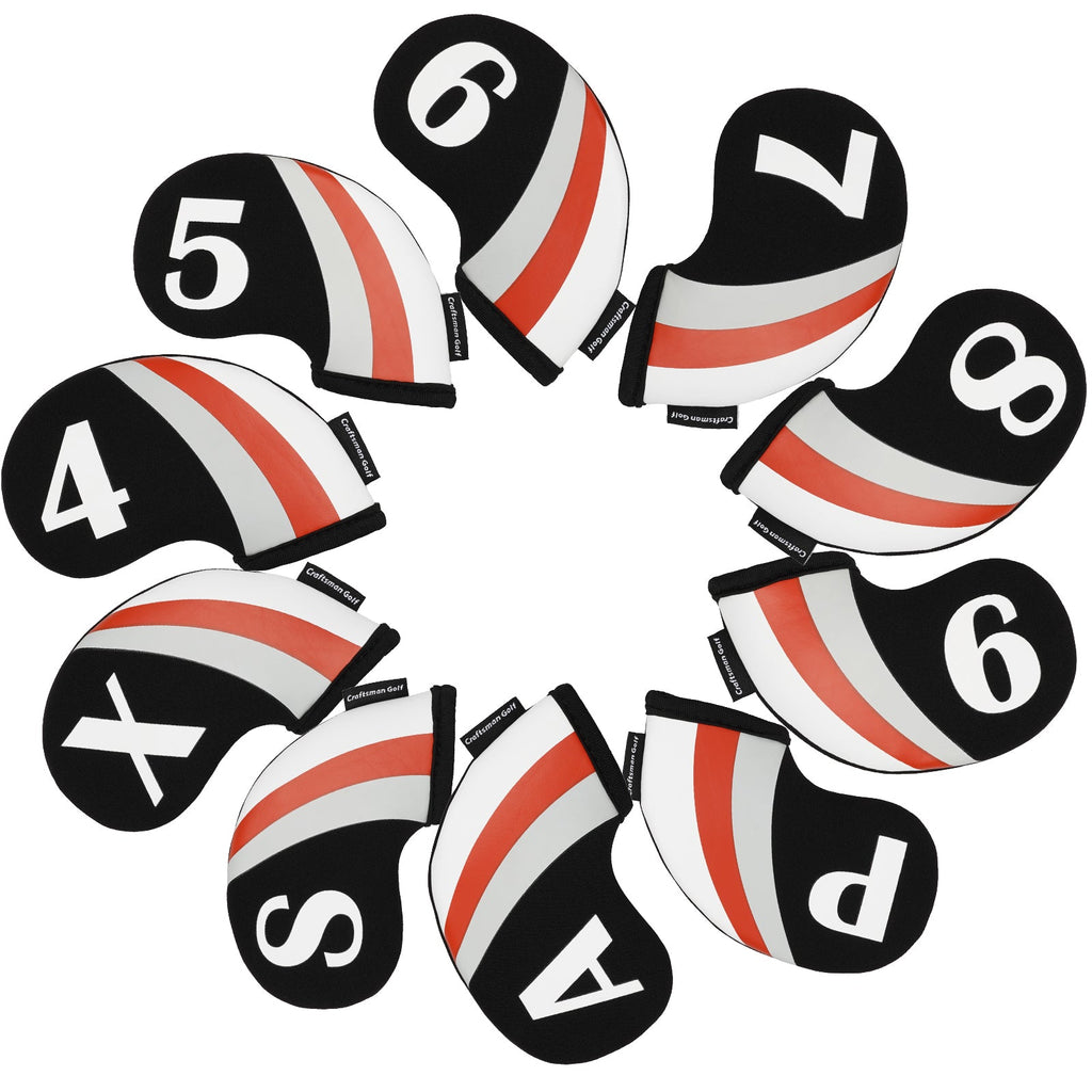 White& Black& Red Iron Cover 10pcs（4-9,P,A,S,X）Neoprene