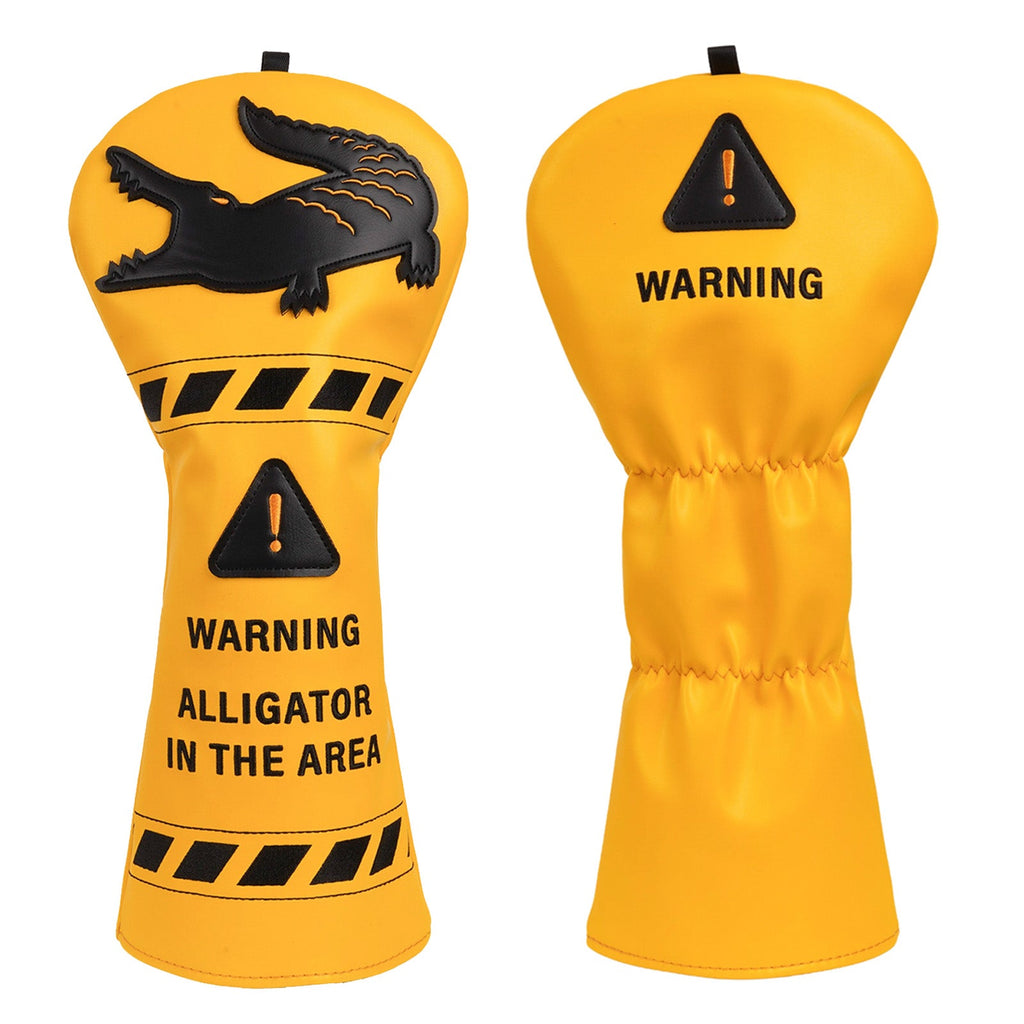 Alligator Warning Driver Head Cover