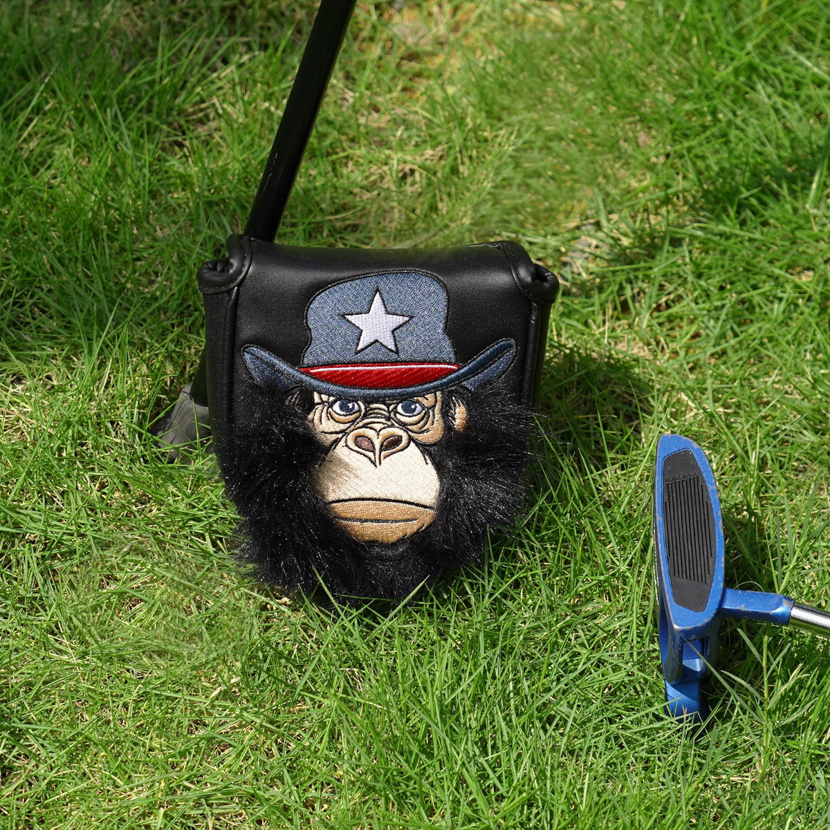 Orangutan Embroidery Putter Golf Headcover