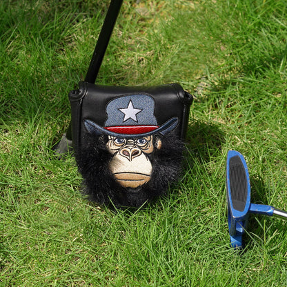 Orangutan Embroidery Putter Golf Headcover
