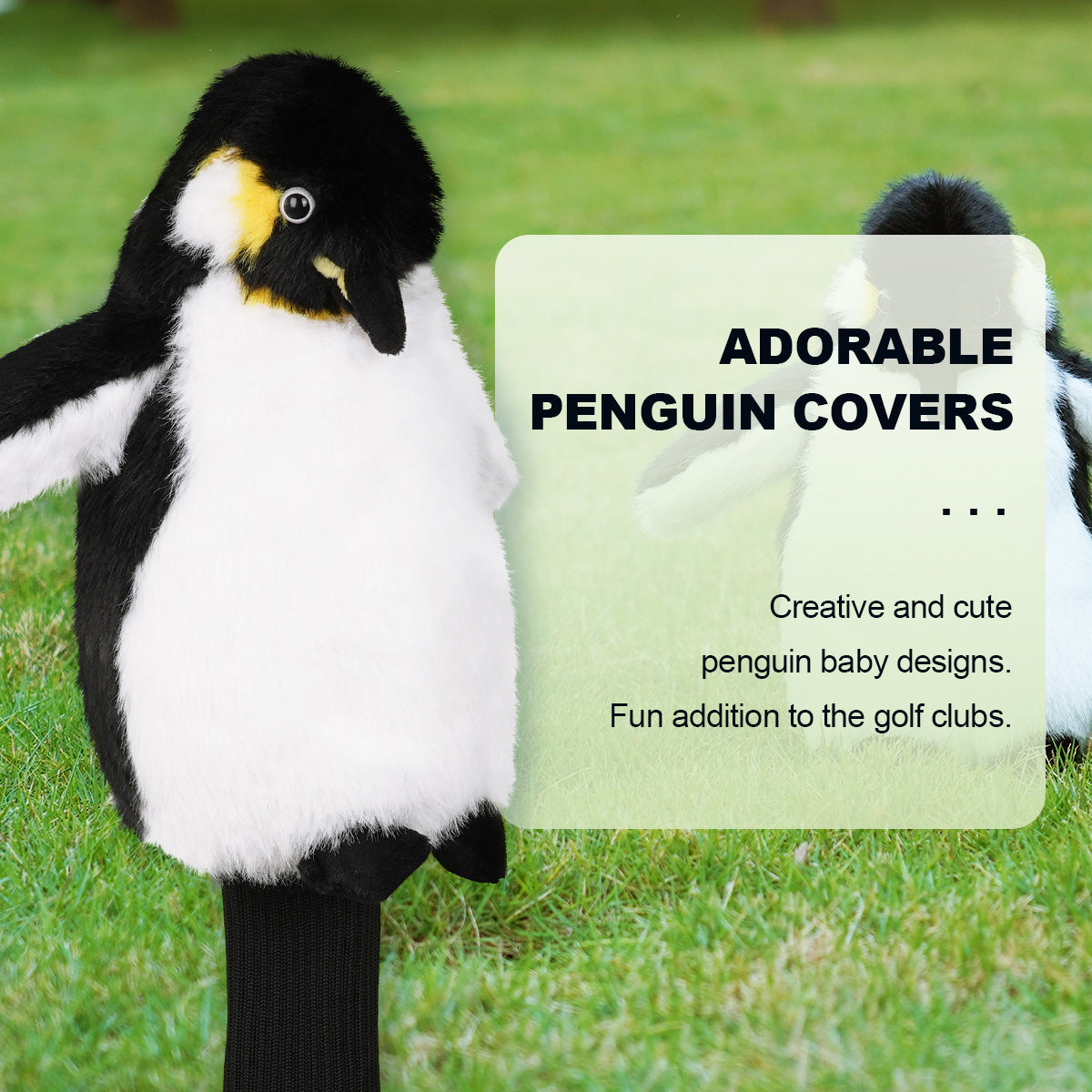 Penguin Plush Animal Golf Headcover