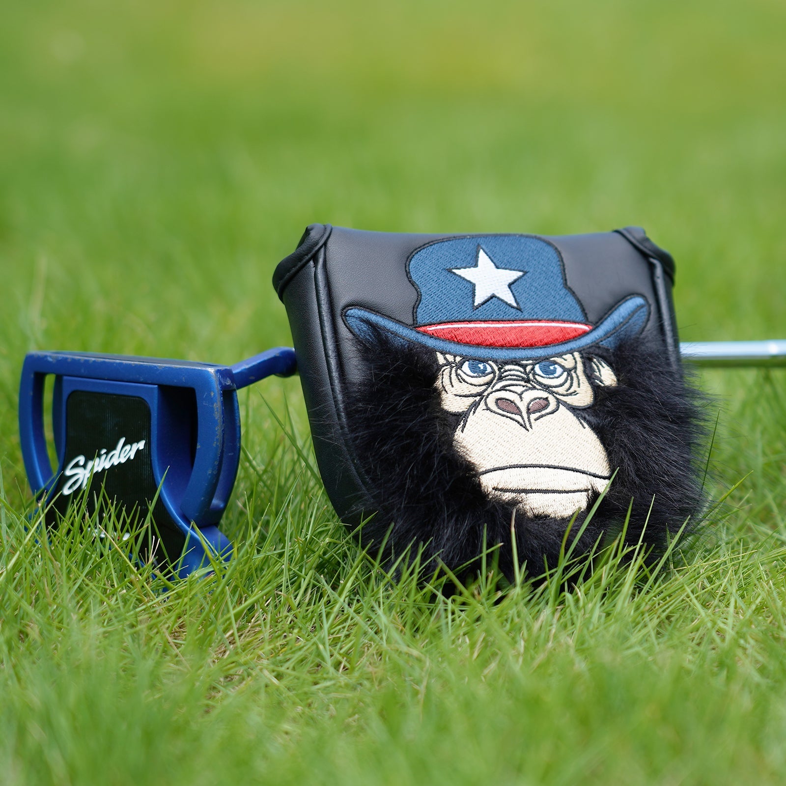 Orangutan Embroidery Putter Golf Headcover