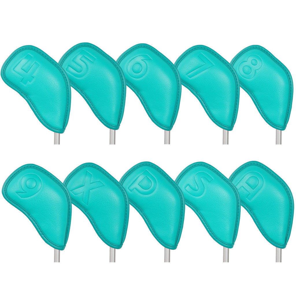 Lake Green Imprinted Magnet Iron Covers 10PCS (4-9,P,A,S,X)