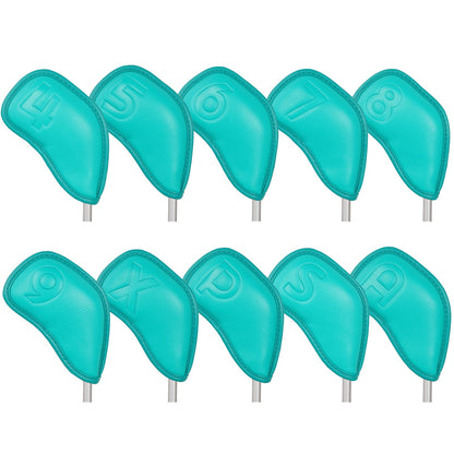 Lake Green Imprinted Magnet Iron Covers 10PCS (4-9,P,A,S,X)