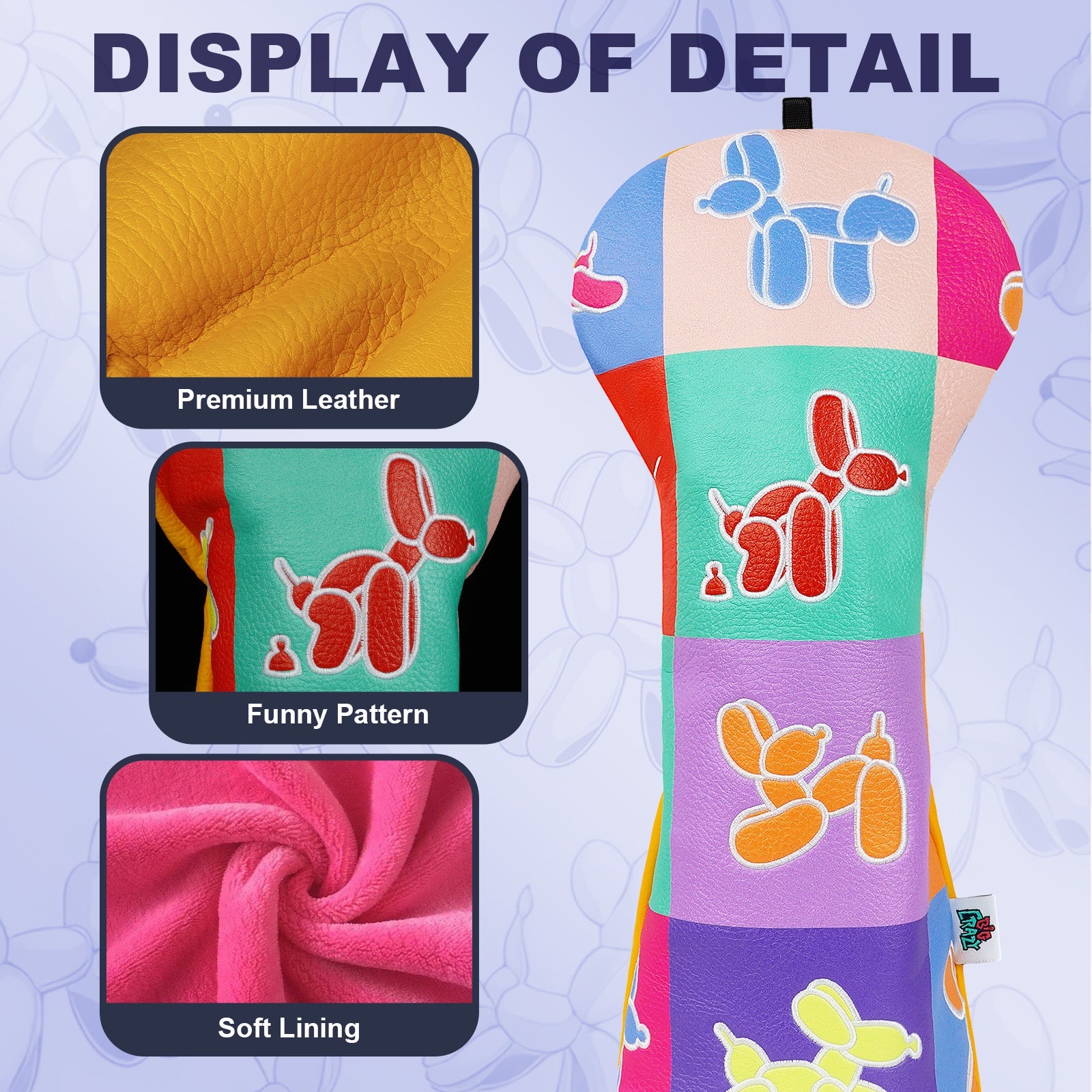 Pop Balloon Driver Golf Head Cover