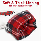 Lumberjack Plaid Driver Golf Headcover