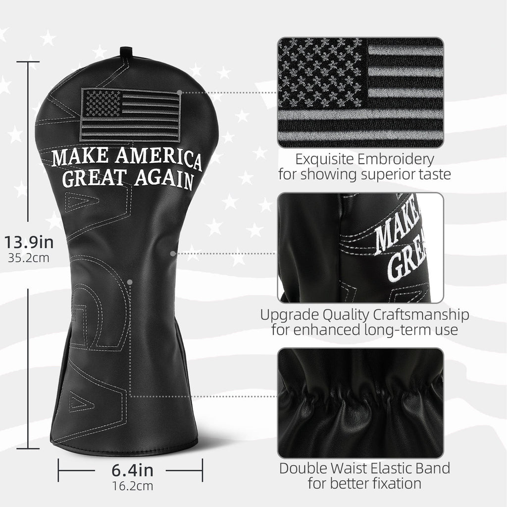 Black Maga Golf Headcover Set