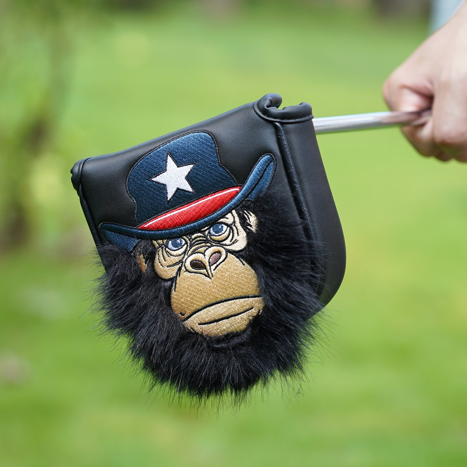 Orangutan Embroidery Putter Golf Headcover