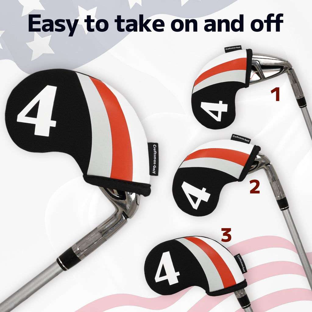 White& Black& Red Iron Cover 10pcs（4-9,P,A,S,X）Neoprene