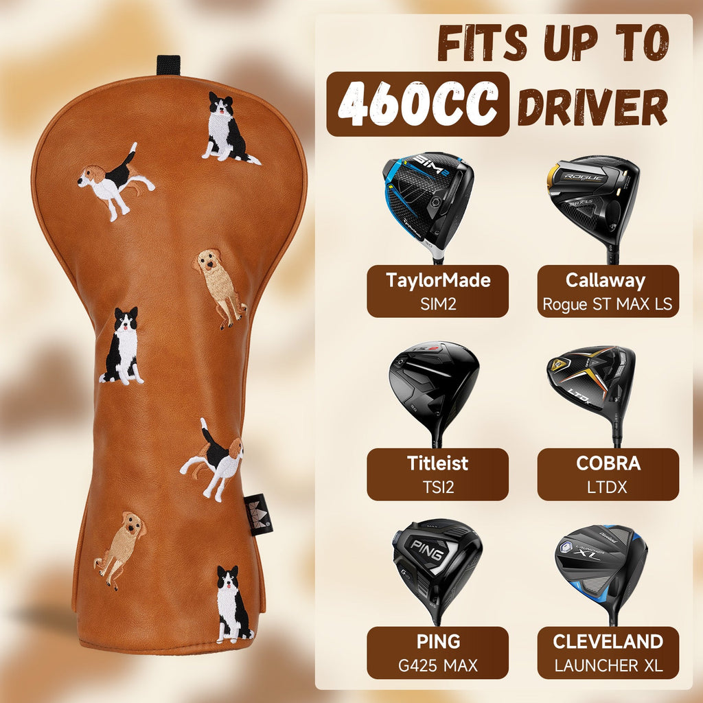 Cute Dogs & Cats Driver Head Cover