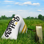 White Hockey Jersey Blade Putter Head Cover