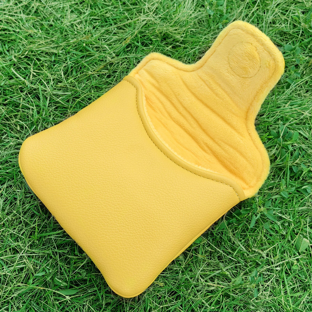 Yellow PU Colorful Spider Square Putter Cover