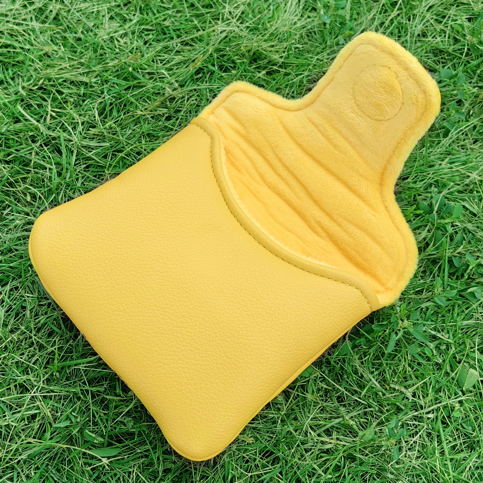 Yellow PU Colorful Spider Square Putter Cover