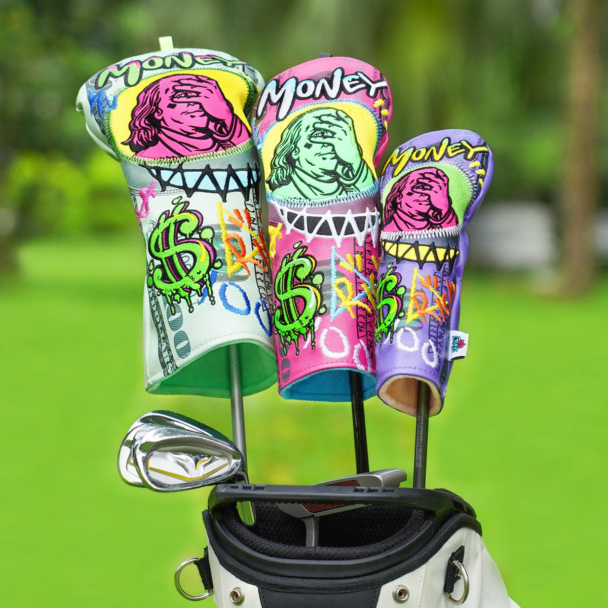 Franklin Covering His Eyes Golf Headcover Set