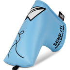 Paper Airplane Send It Blue Blade Putter Head Cover