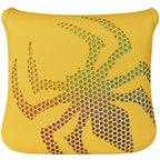 Yellow PU Colorful Spider Square Putter Cover