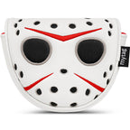 White PU Mask Head Cover Set