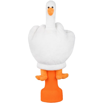 White Finger Duck Driver Golf Headcover