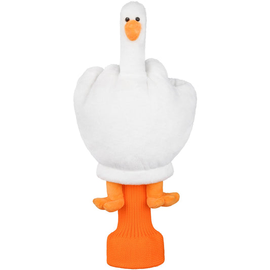 White Finger Duck Driver Golf Headcover