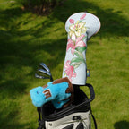 Blue PU Lily Driver Golf Headcover
