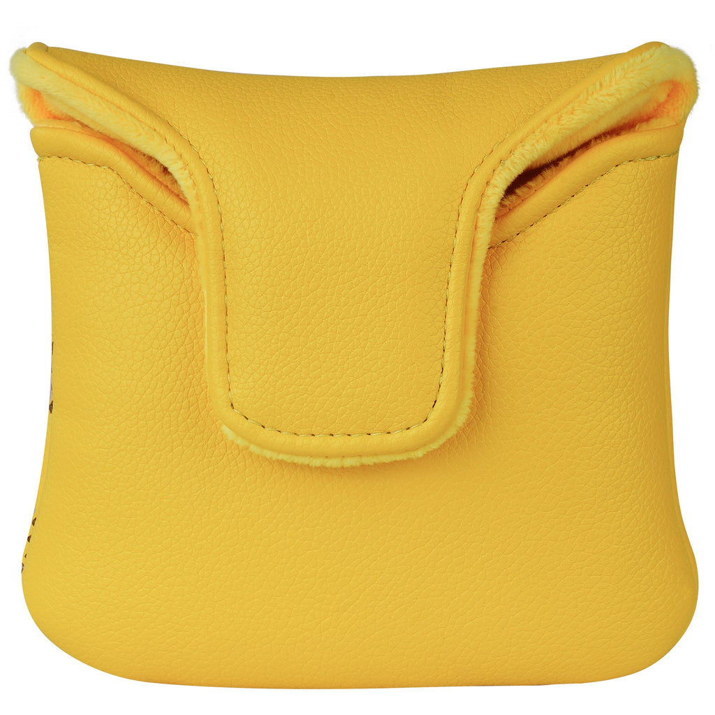 Yellow PU Colorful Spider Square Putter Cover