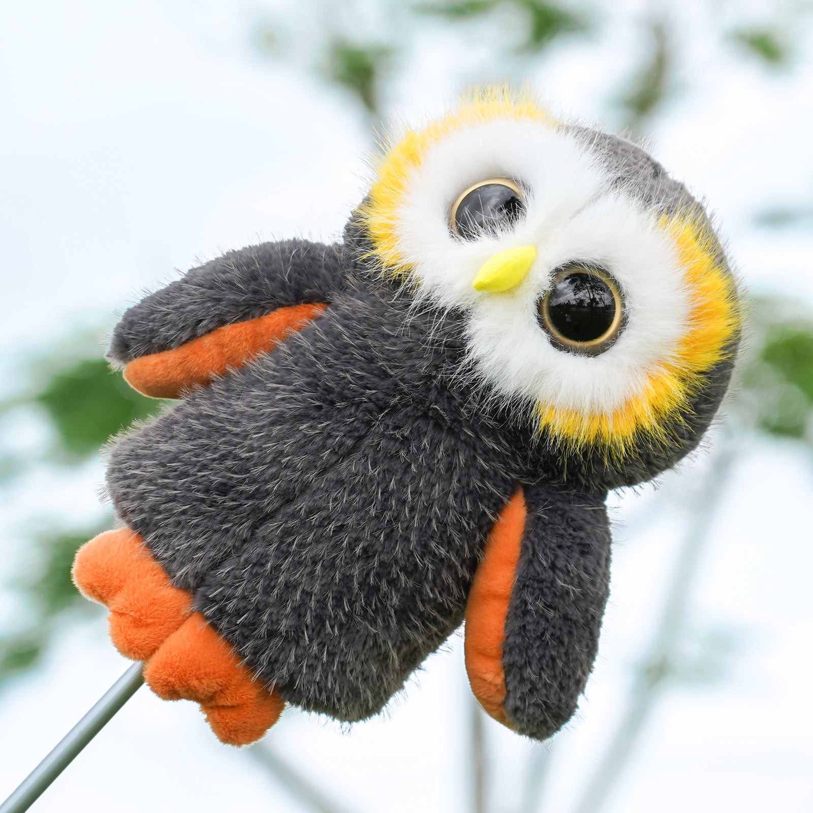 Big-eyed Owl Plush Animal Golf Headcover