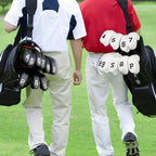 White PU Long Neck Zipper Iron Cover 9Pcs(4-9,P,A,S)