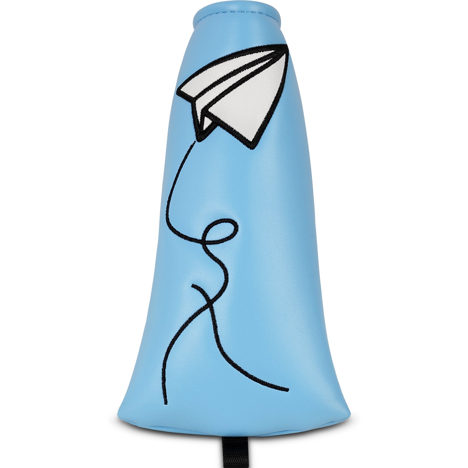 Paper Airplane Send It Blue Blade Putter Cover
