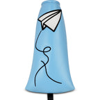 Paper Airplane Send It Blue Blade Putter Head Cover