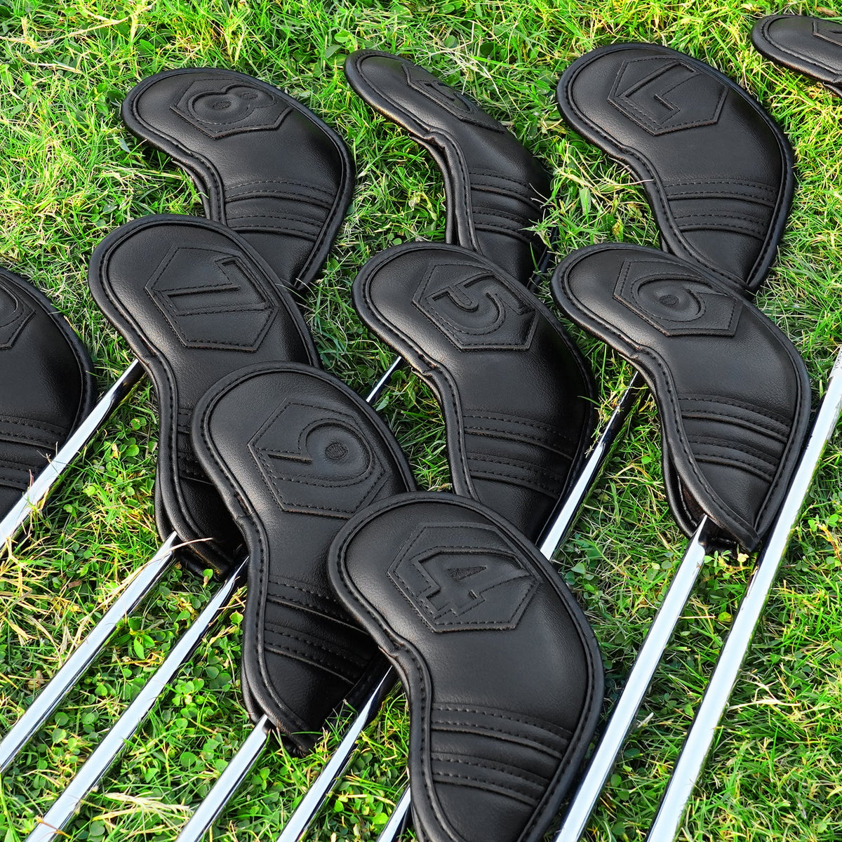 Black Diamond cutout splicing Iron Cover 10pcs£¨4-9£¬P,A,S,L£©