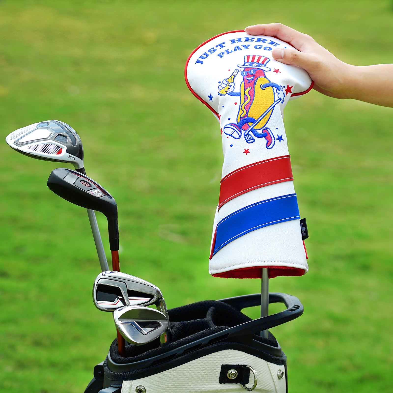 Hot Dog Embroidery Driver Headcover