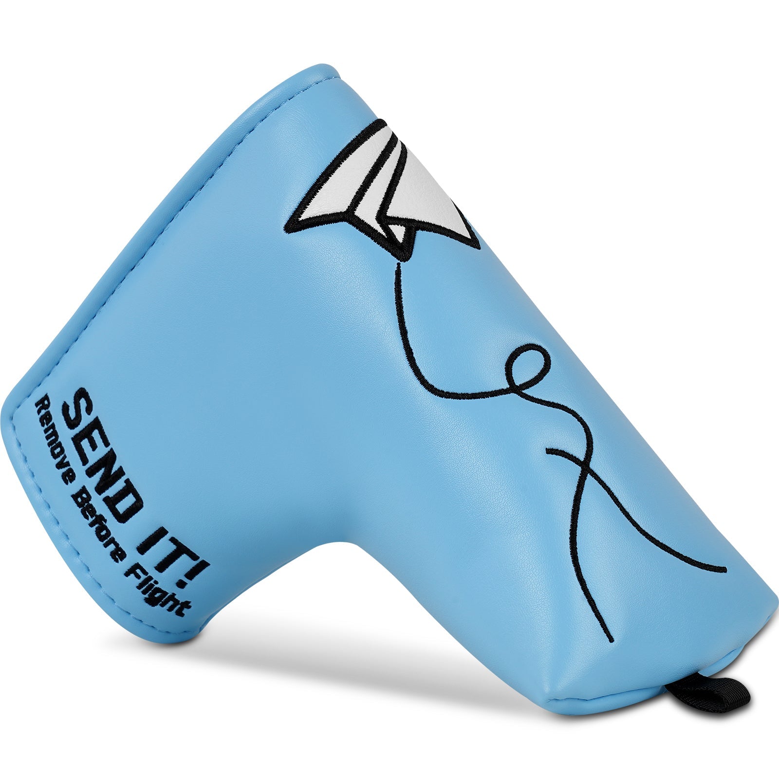 Paper Airplane Send It Blue Blade Putter Cover – kaimay