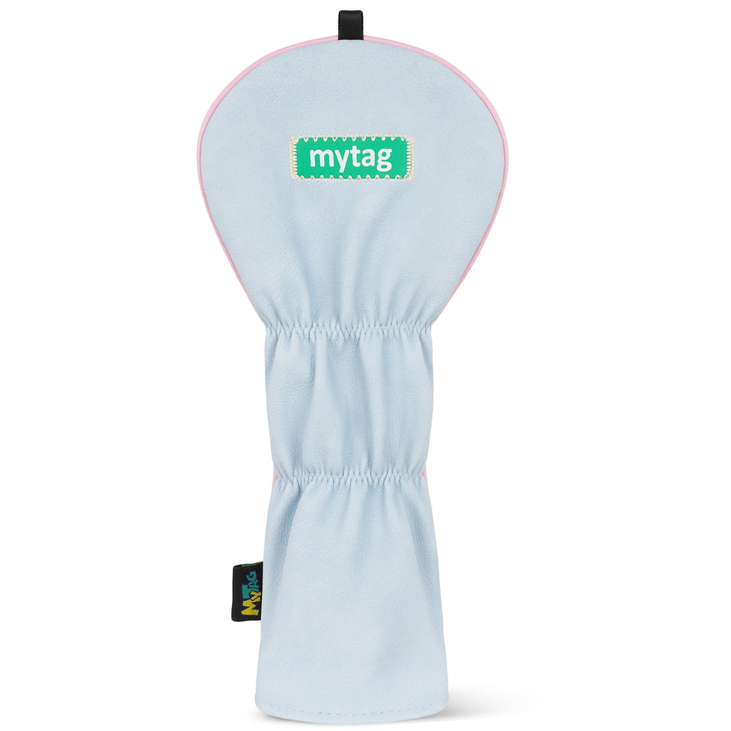 Blue PU Lily Driver Golf Headcover