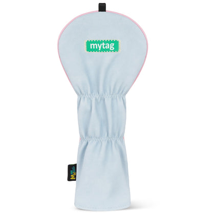 Blue PU Lily Driver Golf Headcover
