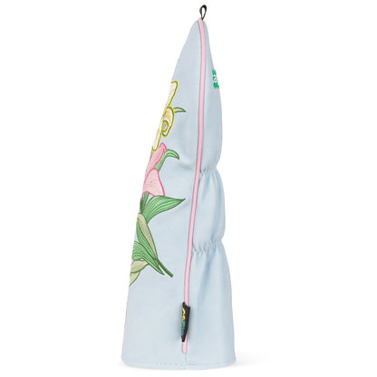 Blue PU Lily Driver Golf Headcover