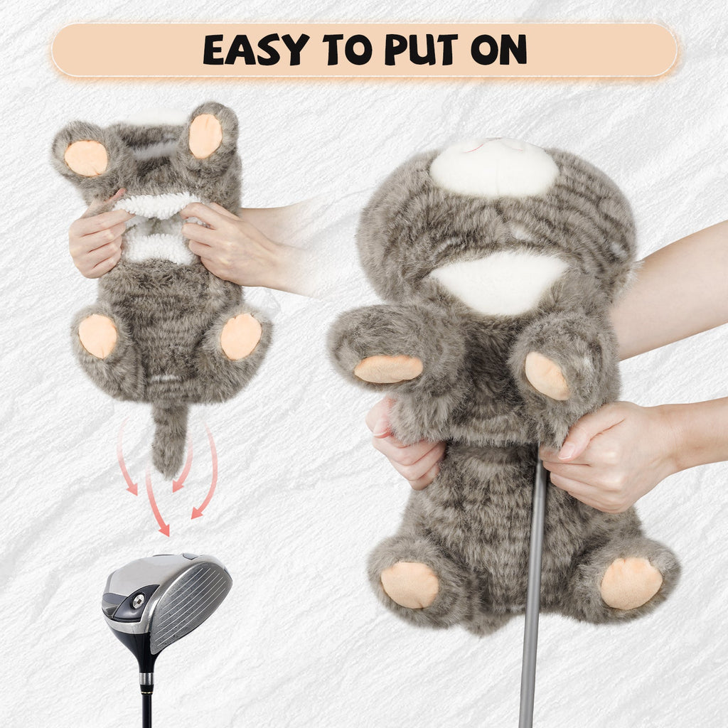 The Lying Cat Plush Animal Golf Headcover
