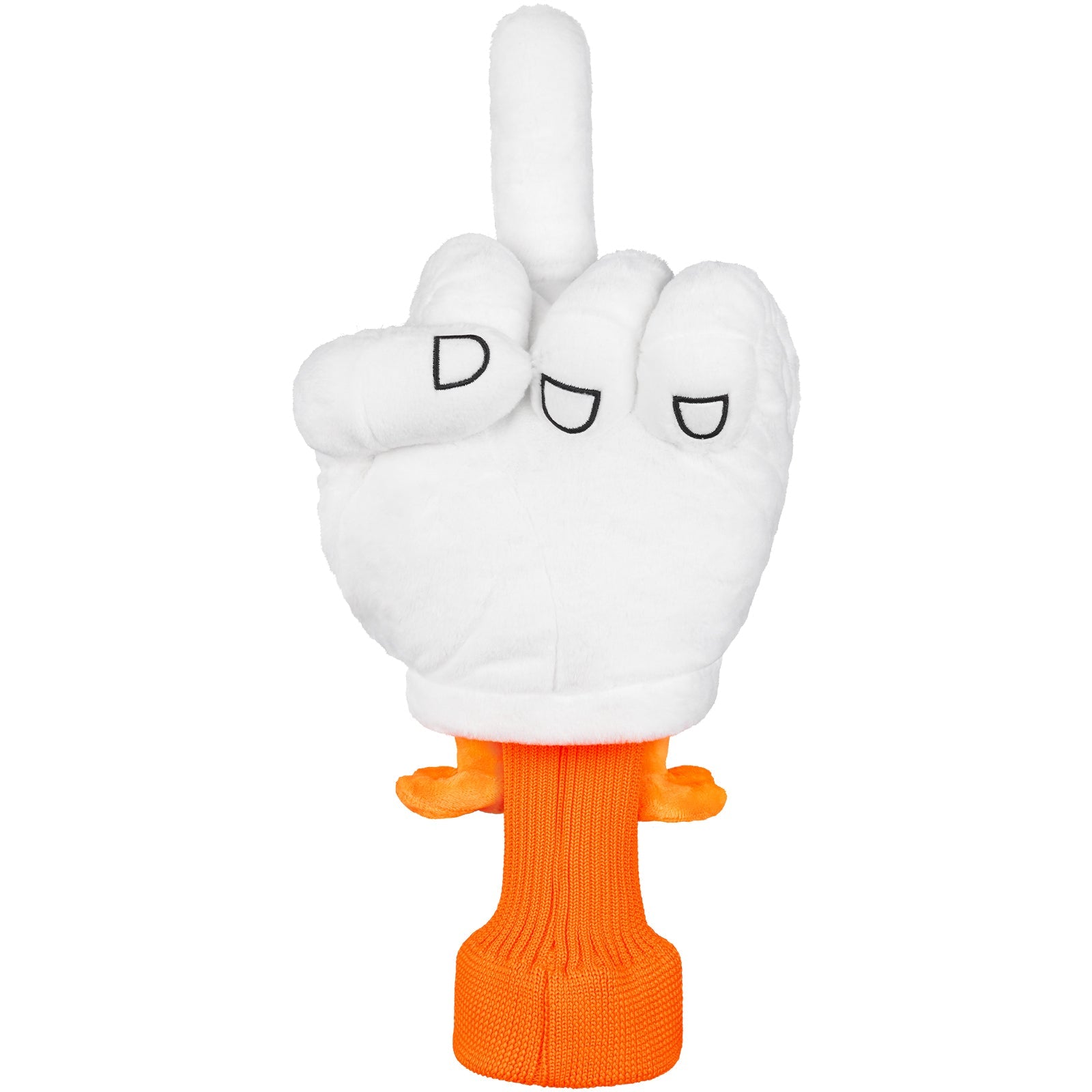 White Finger Duck Driver Golf Headcover