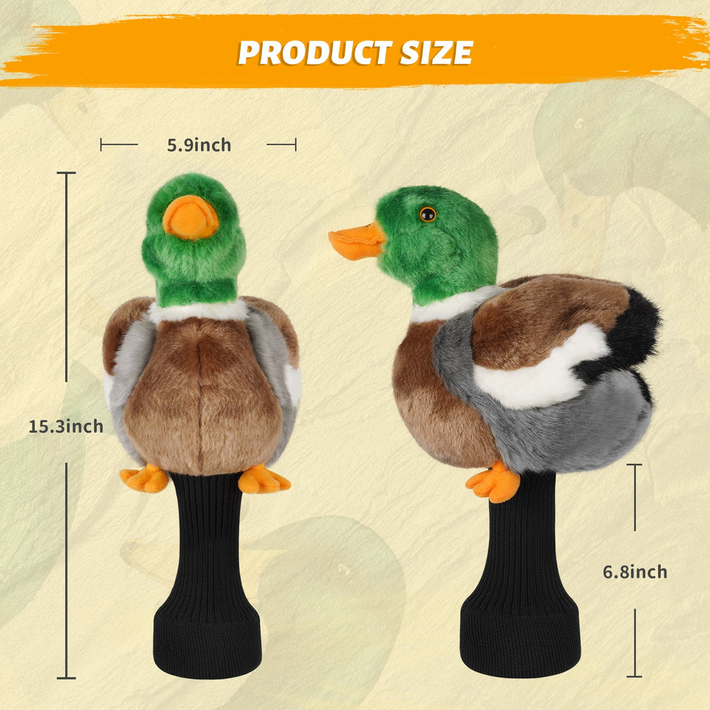 Mallard Duck Driver Animal Head Cover
