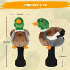 Mallard Duck Driver Animal Head Cover