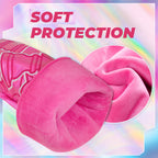 Pink Laser Unicorn Knight Embroidered Driver Head Cover