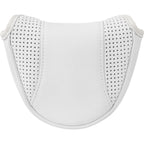 Perforated White Magnet Mallet Putter Cover
