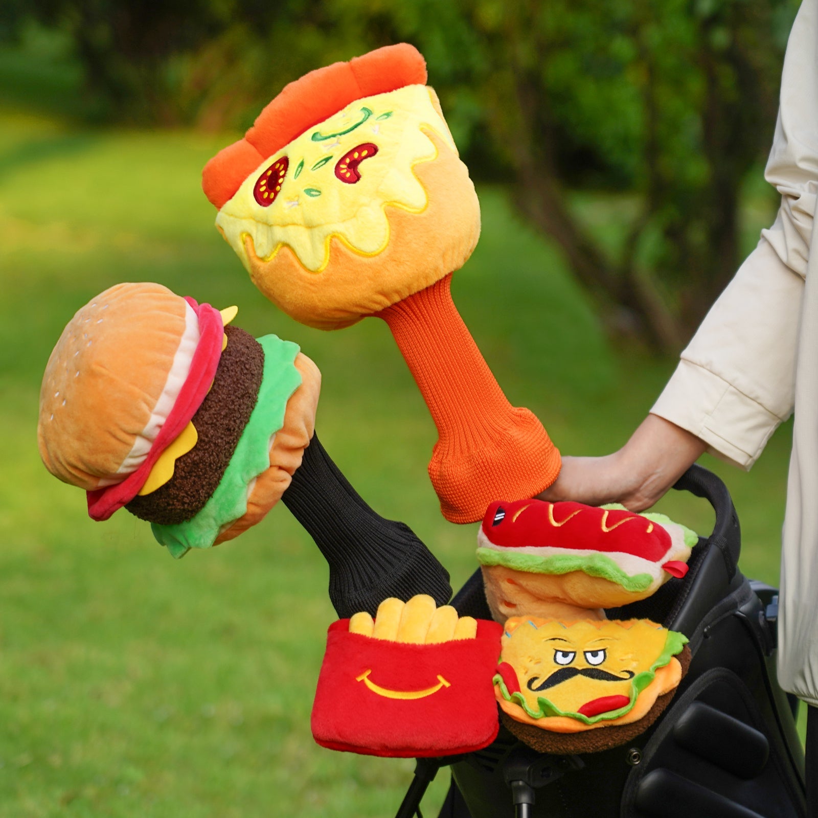 Pizza with Cut Corner Plush Animal Headcover