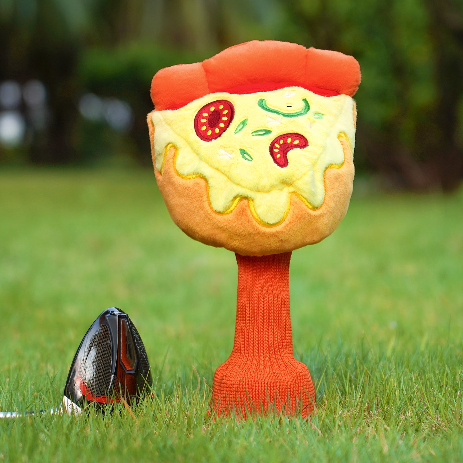 Pizza with Cut Corner Plush Animal Headcover