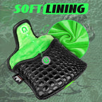 Black PU Crocodile Green Leaf Mallet Putter Head Cover