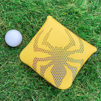 Yellow PU Colorful Spider Square Putter Cover