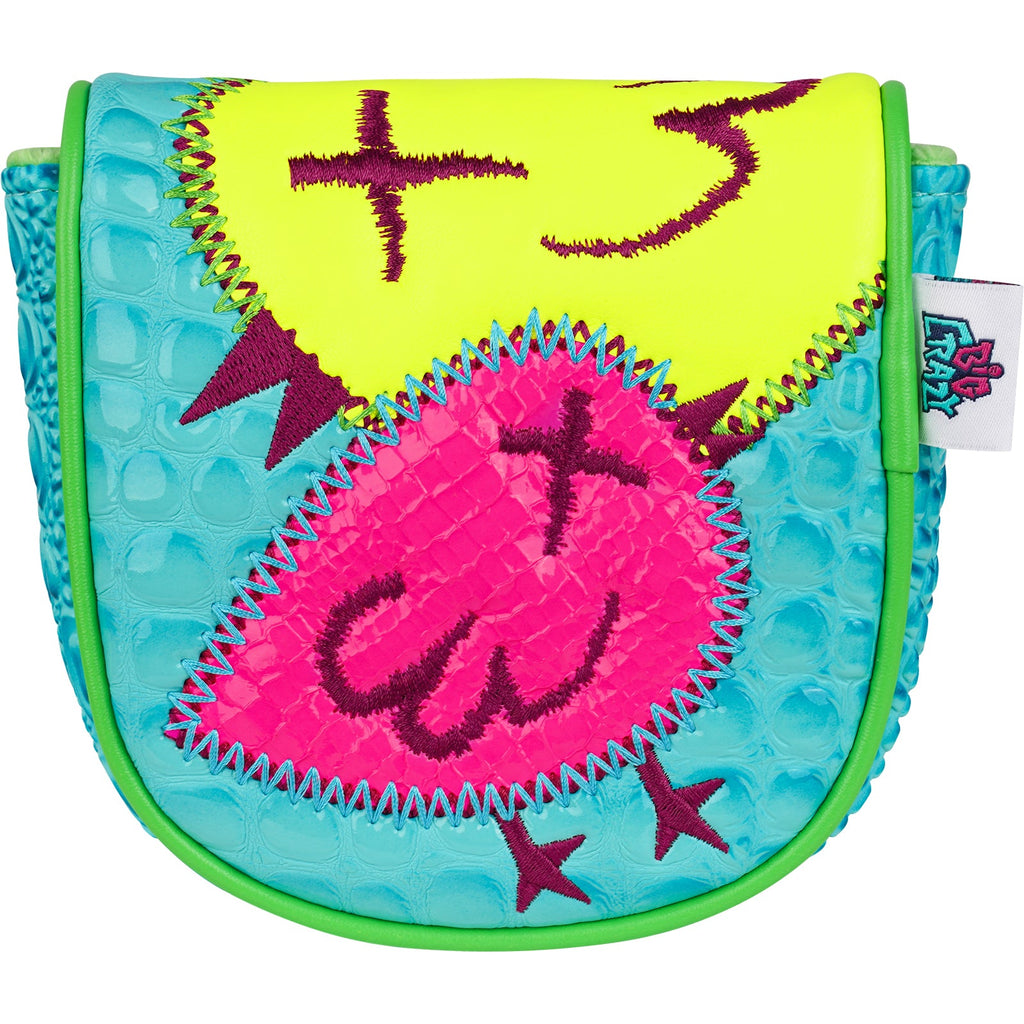 Blue Crocodile Graffiti Bird Driver Golf Headcover