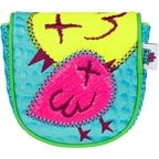 Blue Crocodile Graffiti Bird Driver Golf Headcover