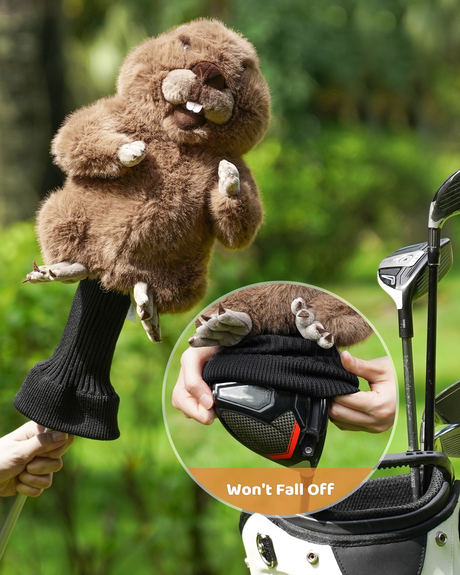 Groundhog Plush Animal Golf Headcover