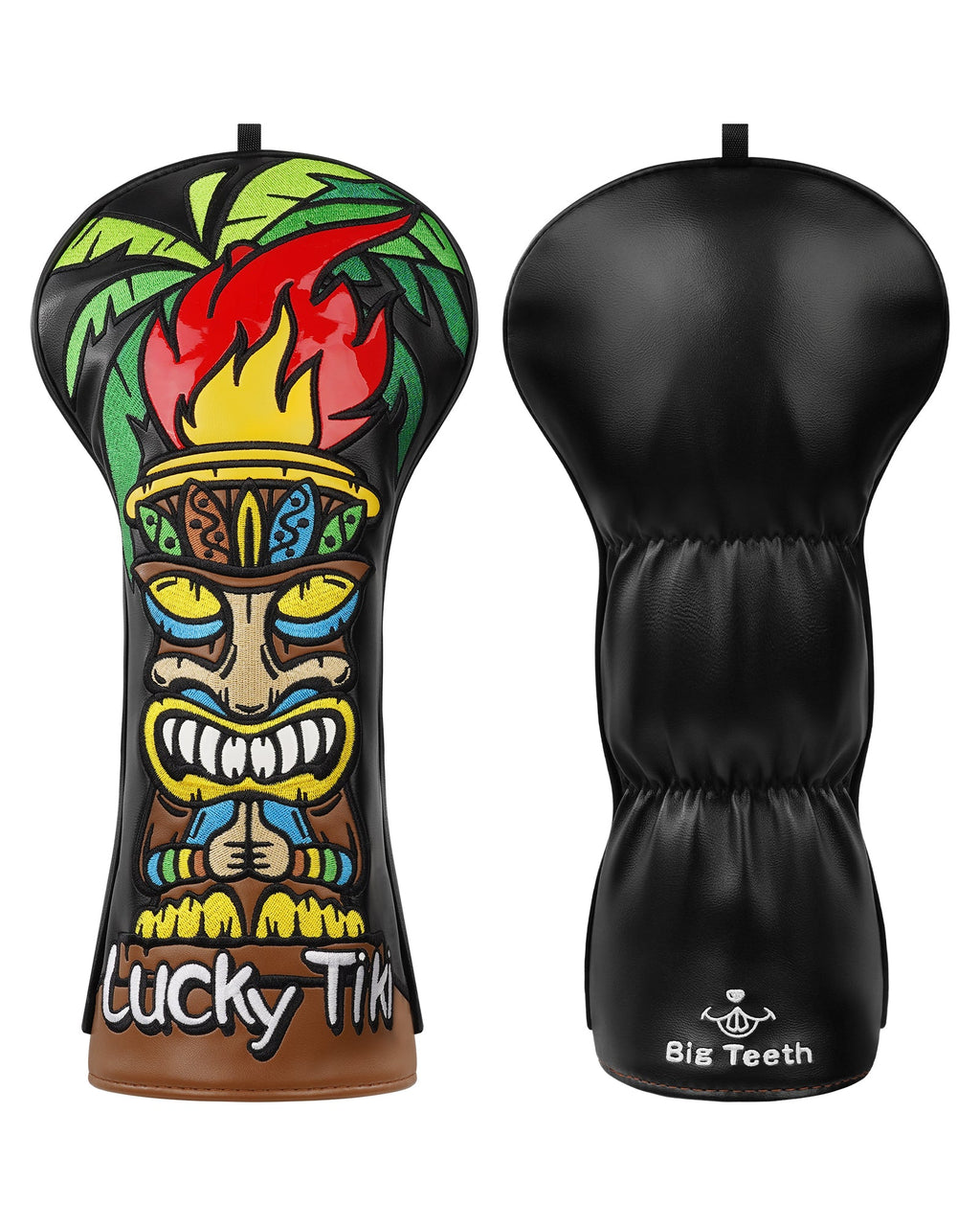 Blue Black Tiki Totem Driver Headcover