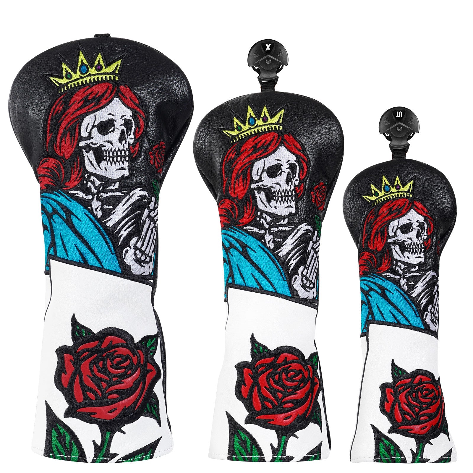 Rose Skull Driver Head Cover